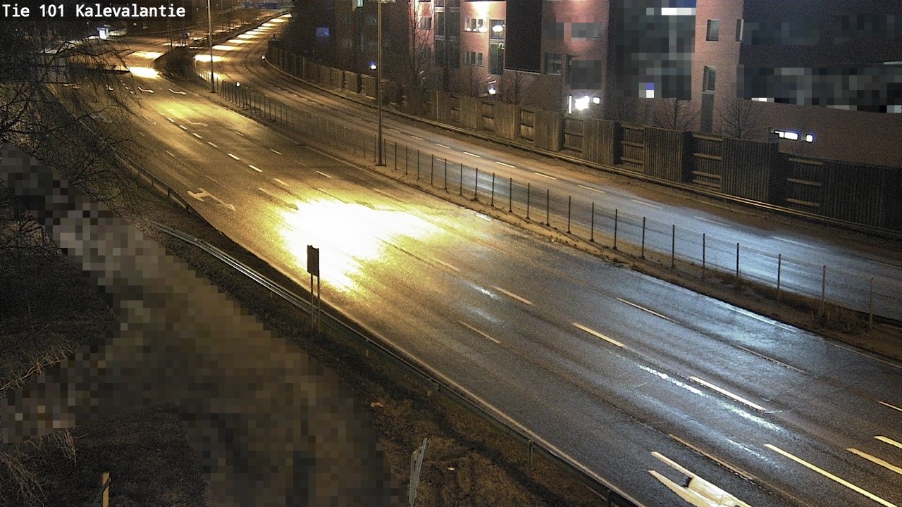 Weather Camera Image Väg 101 Kalevalantie, Espoo, Uusimaa