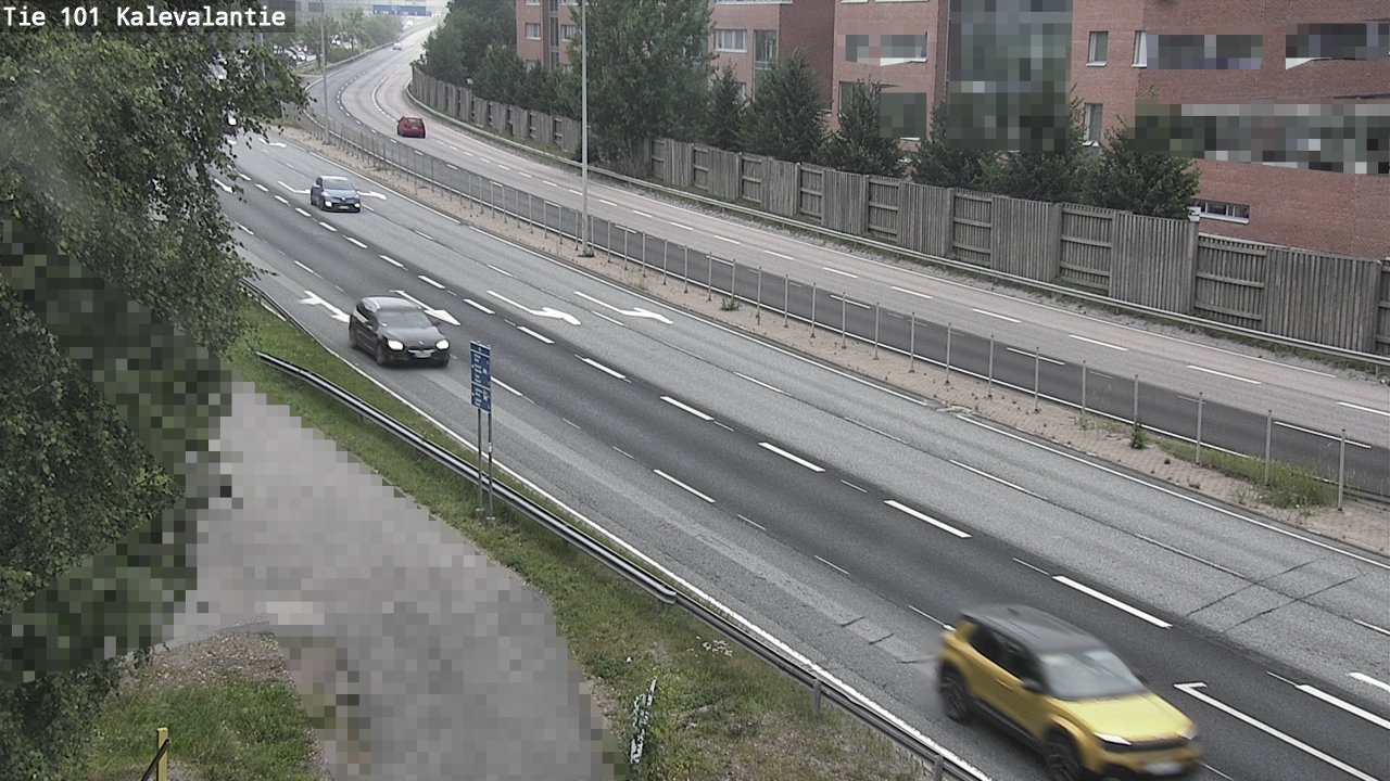 Weather Camera Image Väg 101 Kalevalantie, Espoo, Uusimaa
