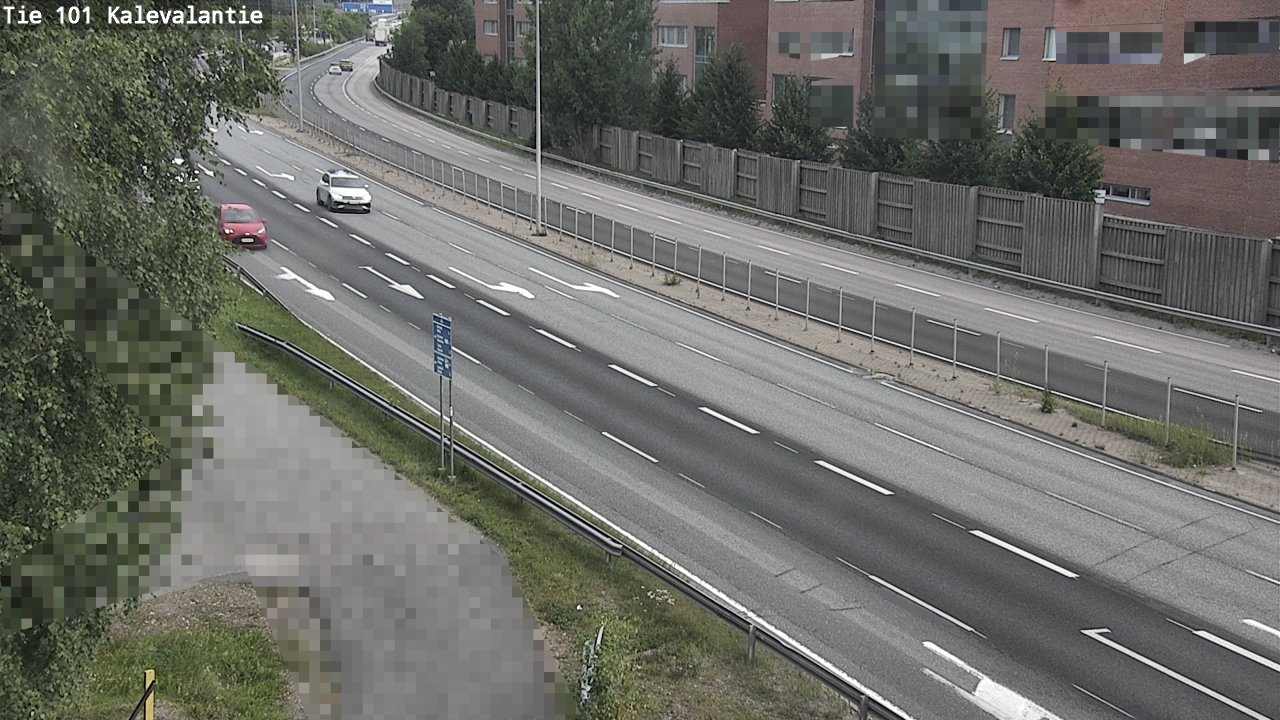 Weather Camera Image Väg 101 Kalevalantie, Espoo, Uusimaa