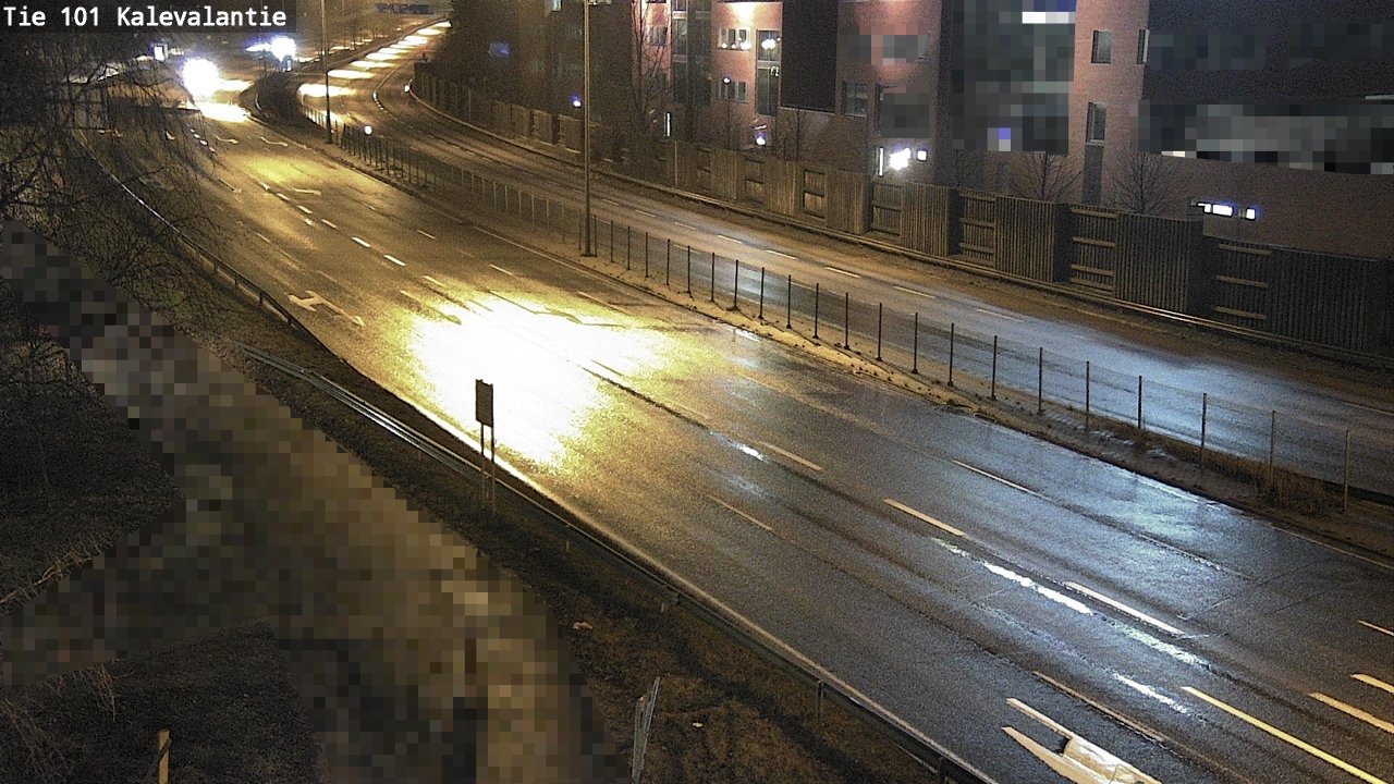 Weather Camera Image Väg 101 Kalevalantie, Espoo, Uusimaa