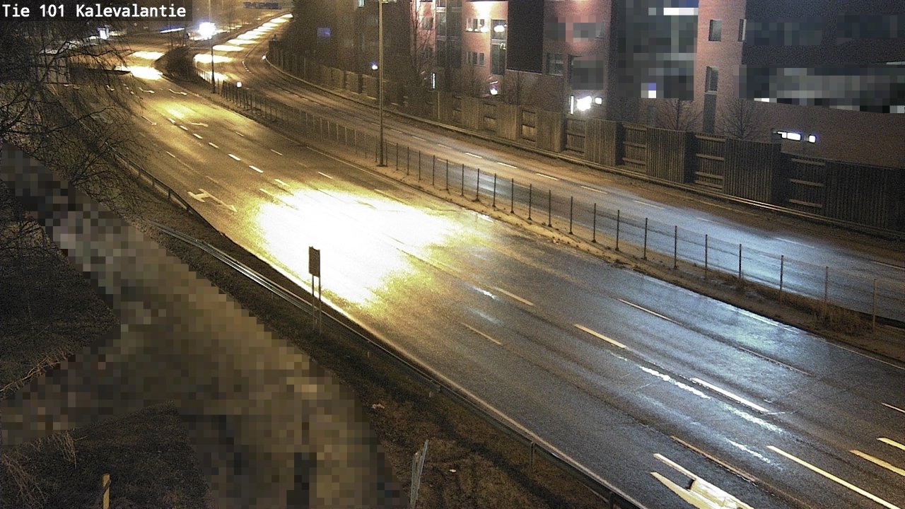 Weather Camera Image Väg 101 Kalevalantie, Espoo, Uusimaa