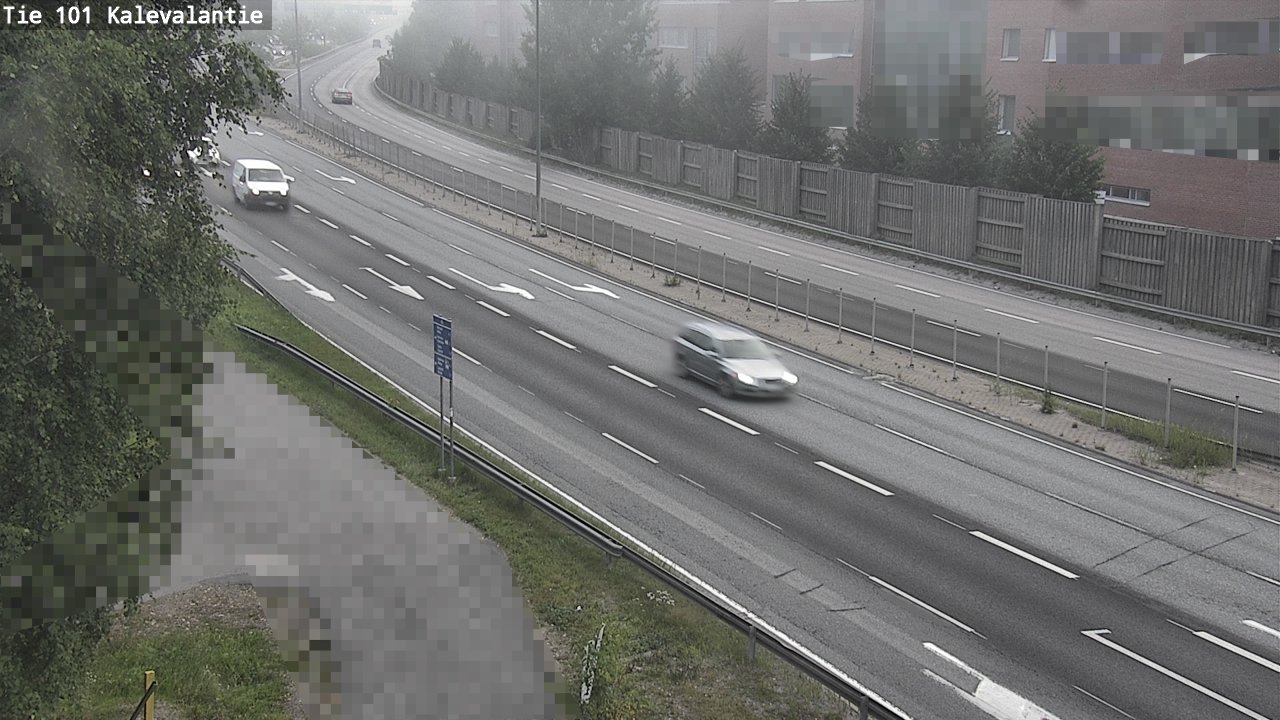 Weather Camera Image Väg 101 Kalevalantie, Espoo, Uusimaa