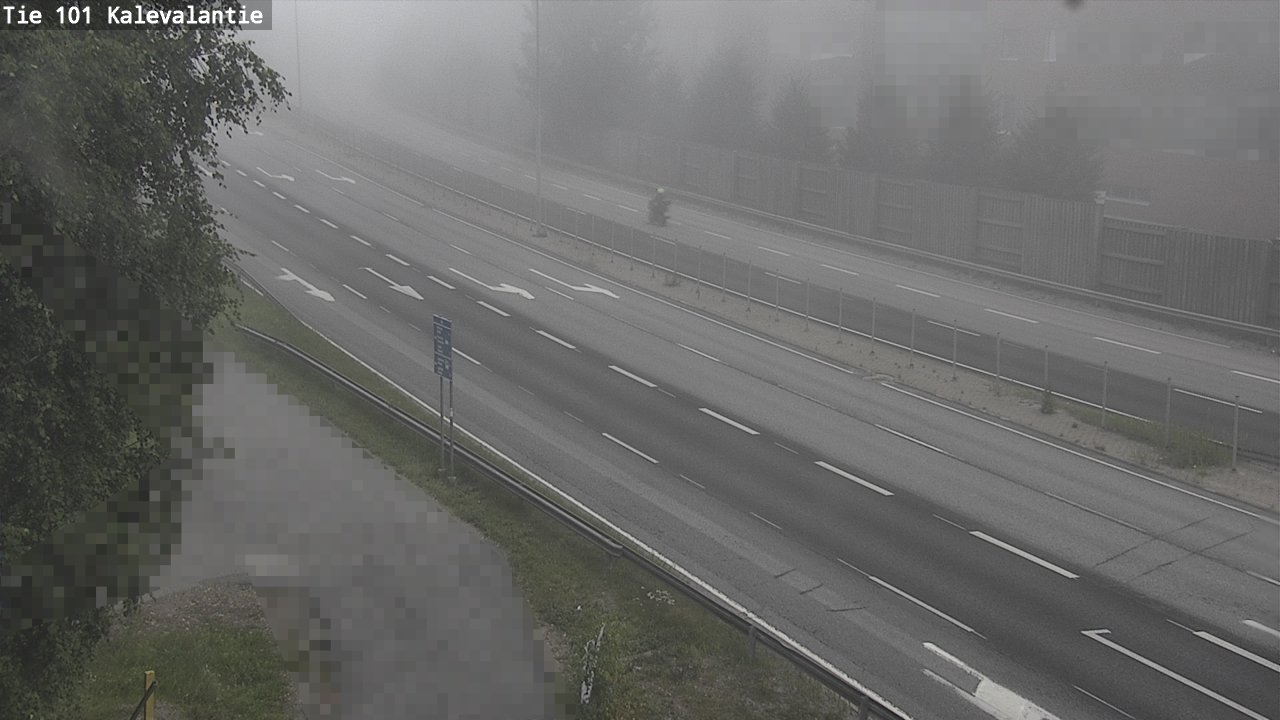 Weather Camera Image Väg 101 Kalevalantie, Espoo, Uusimaa