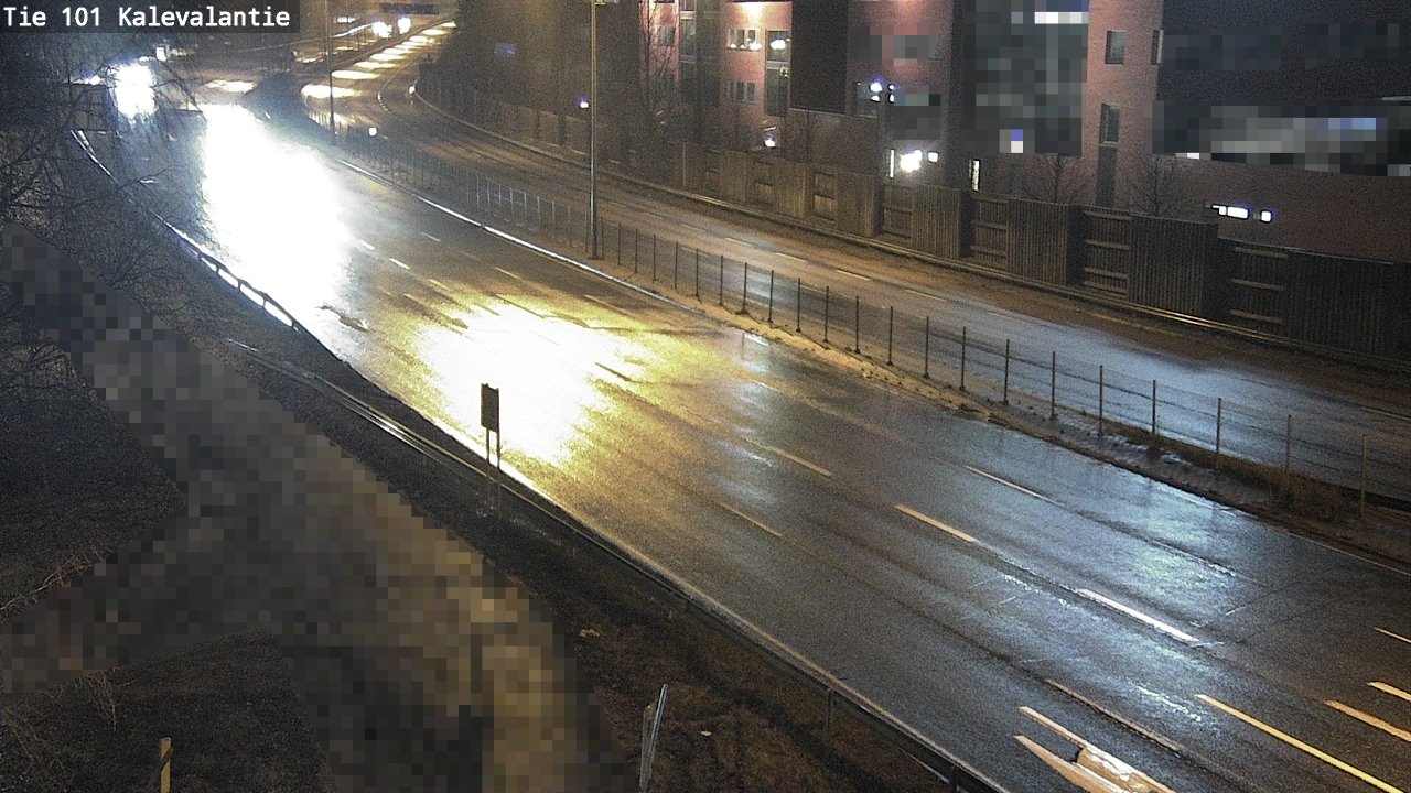 Weather Camera Image Väg 101 Kalevalantie, Espoo, Uusimaa