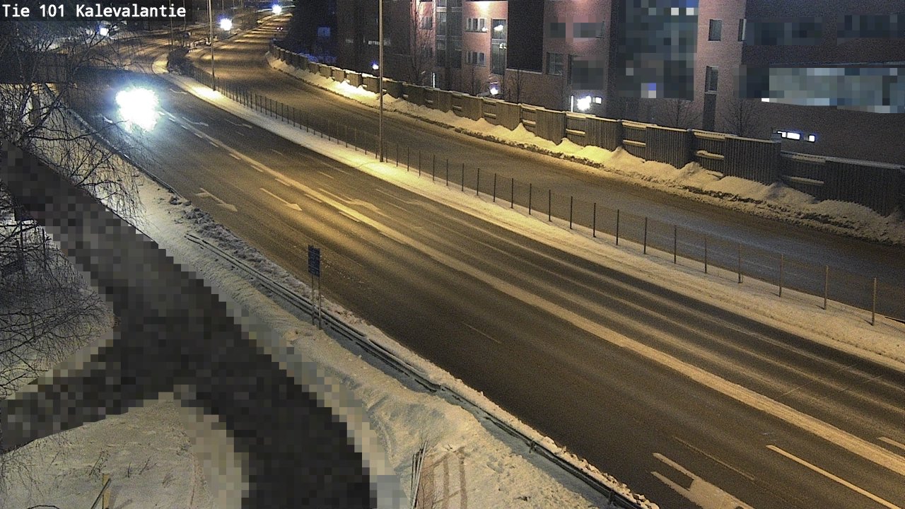 Weather Camera Image Road 101 Kalevalantie, Espoo, Uusimaa