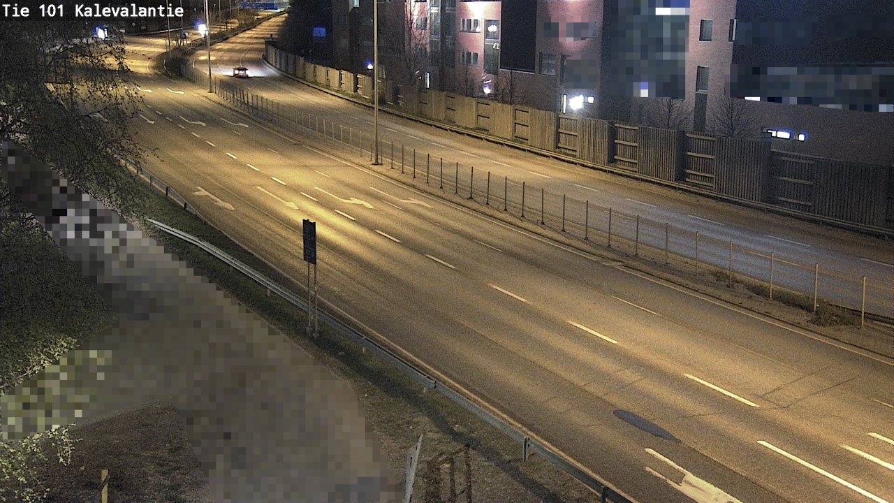 Weather Camera Image Väg 101 Kalevalantie, Espoo, Uusimaa