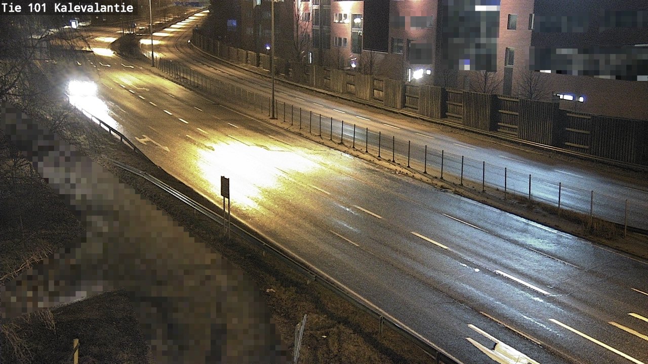 Weather Camera Image Väg 101 Kalevalantie, Espoo, Uusimaa