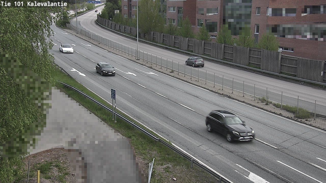 Weather Camera Image Väg 101 Kalevalantie, Espoo, Uusimaa