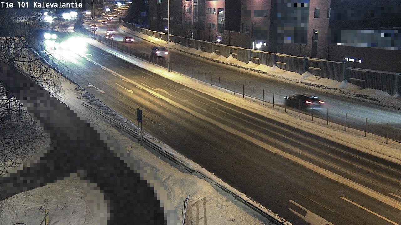 Weather Camera Image Väg 101 Kalevalantie, Espoo, Uusimaa