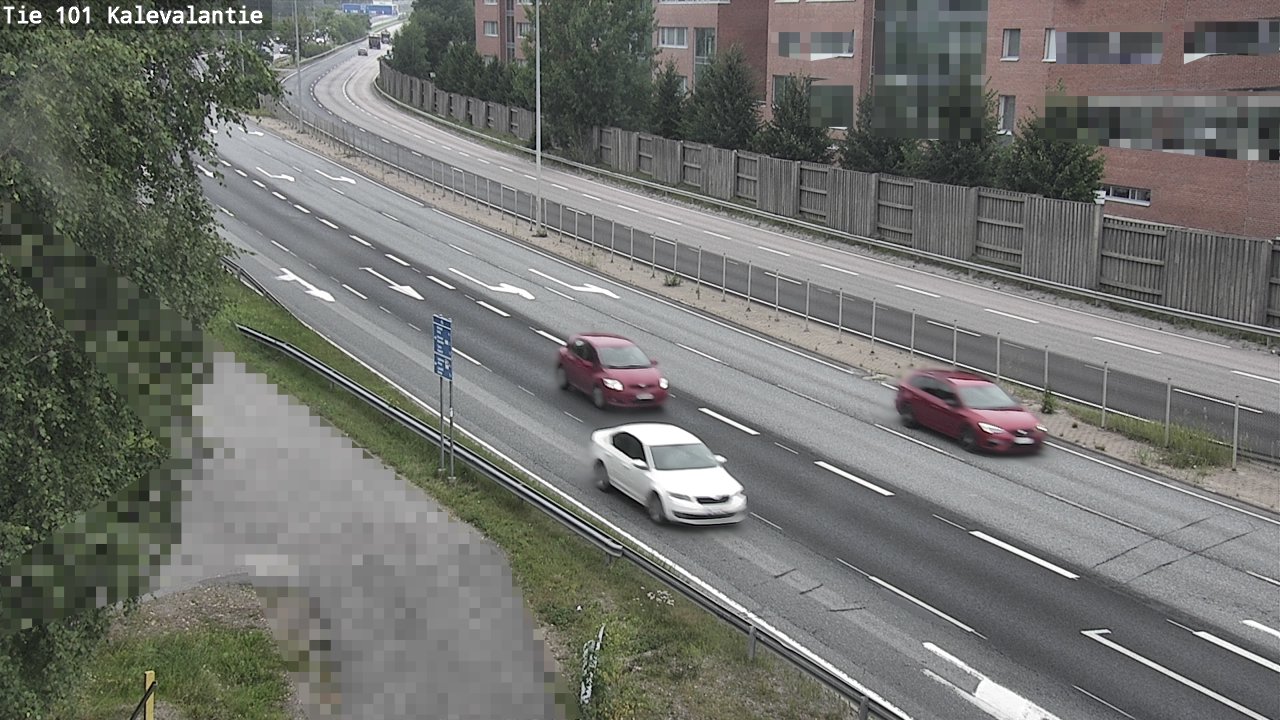 Weather Camera Image Väg 101 Kalevalantie, Espoo, Uusimaa