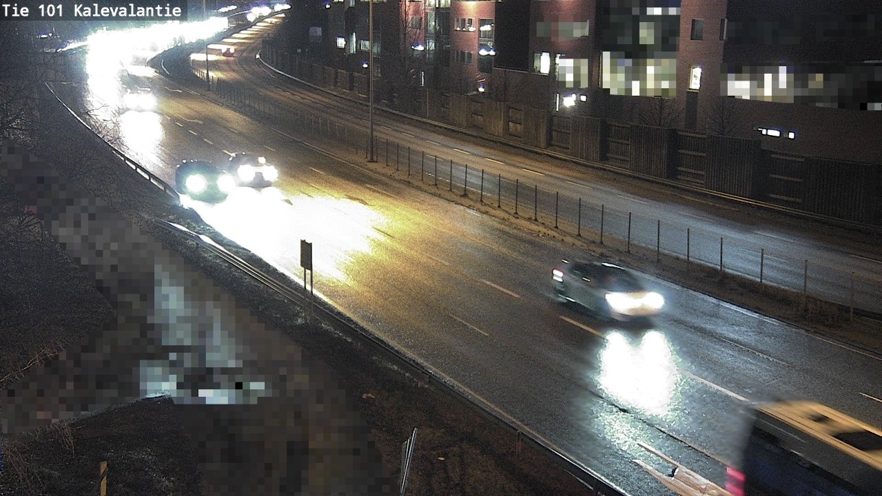 Weather Camera Image Väg 101 Kalevalantie, Espoo, Uusimaa