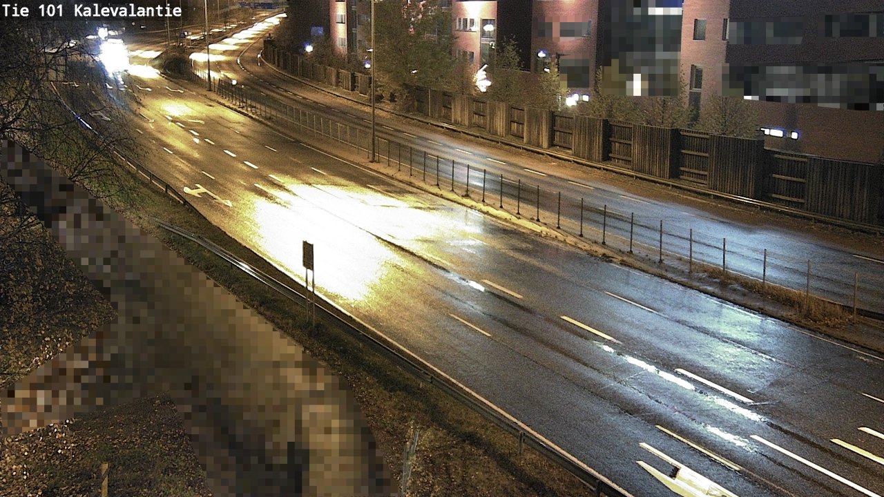 Weather Camera Image Väg 101 Kalevalantie, Espoo, Uusimaa