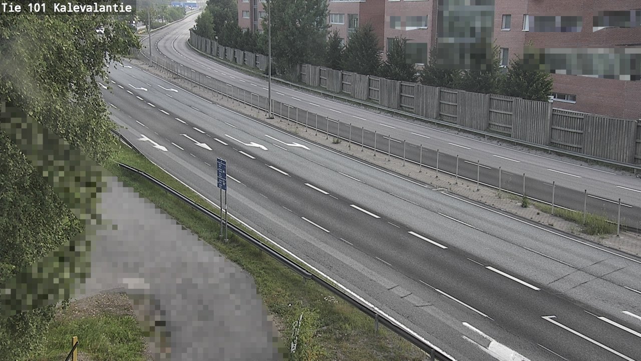 Weather Camera Image Väg 101 Kalevalantie, Espoo, Uusimaa