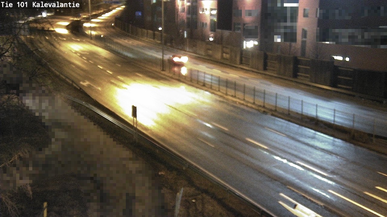 Weather Camera Image Väg 101 Kalevalantie, Espoo, Uusimaa