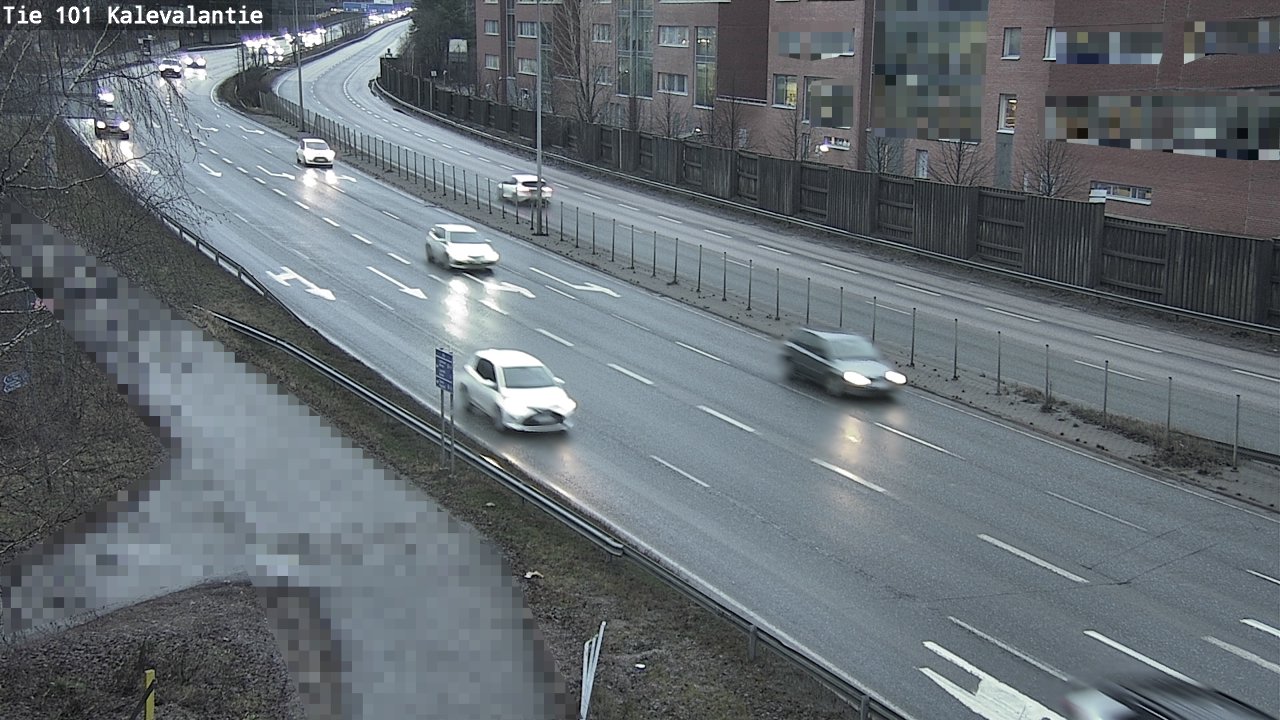 Weather Camera Image Road 101 Kalevalantie, Espoo, Uusimaa