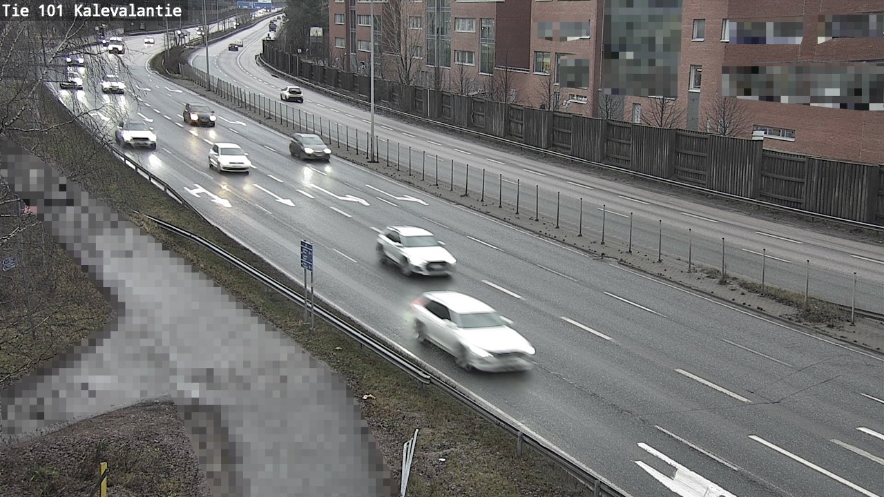 Weather Camera Image Road 101 Kalevalantie, Espoo, Uusimaa