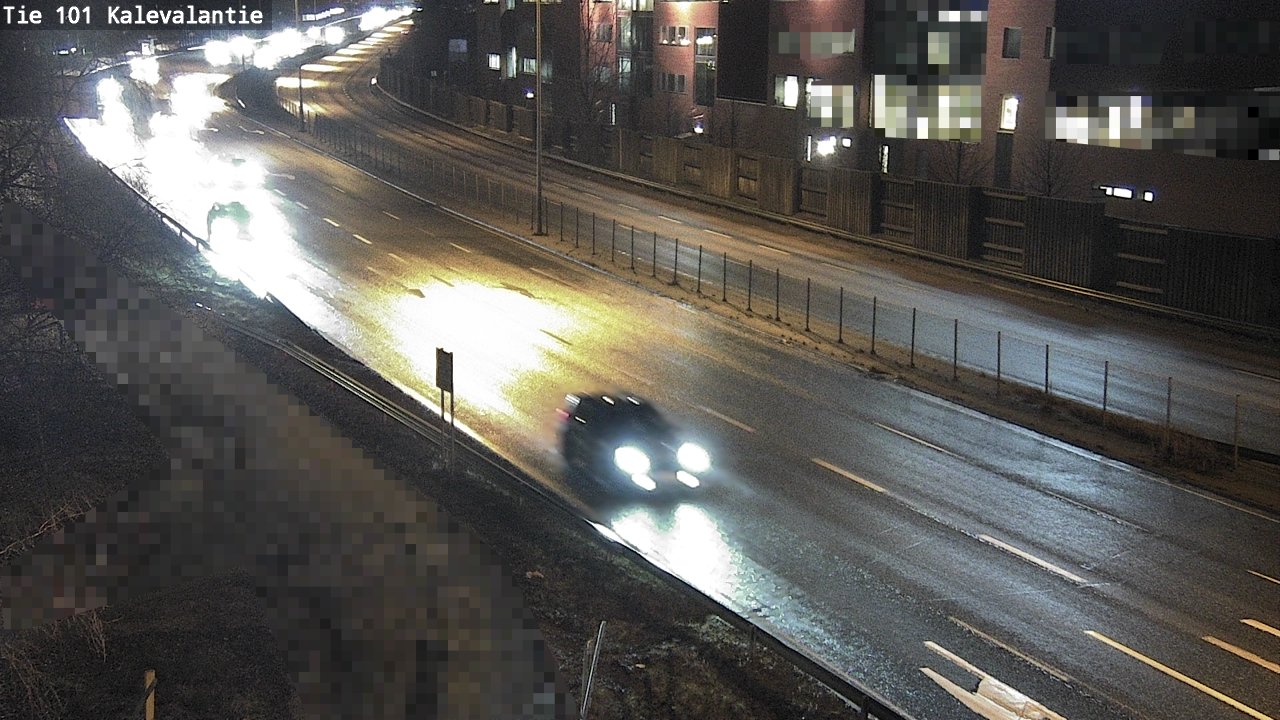 Weather Camera Image Väg 101 Kalevalantie, Espoo, Uusimaa