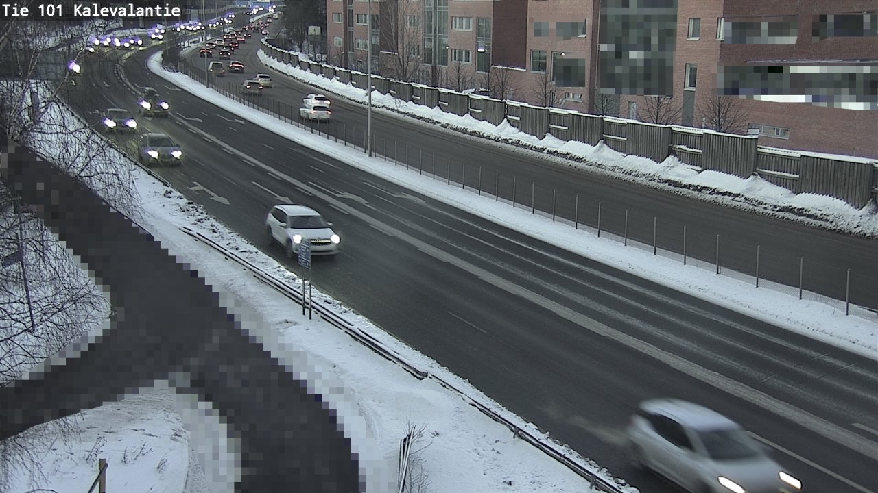 Weather Camera Image Väg 101 Kalevalantie, Espoo, Uusimaa
