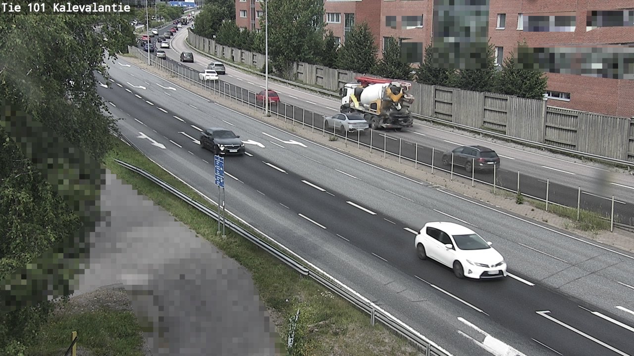 Weather Camera Image Road 101 Kalevalantie, Espoo, Uusimaa
