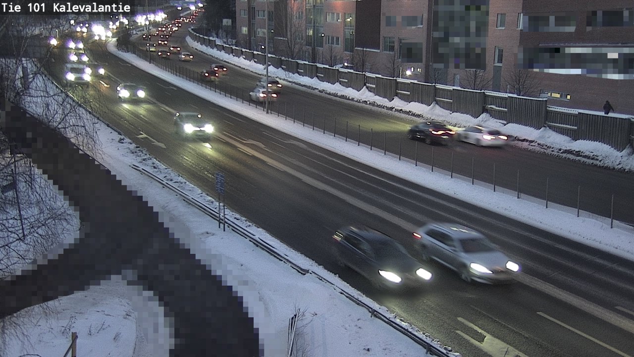 Weather Camera Image Väg 101 Kalevalantie, Espoo, Uusimaa