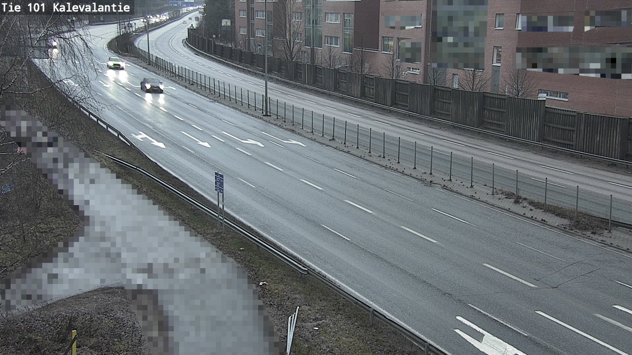 Weather Camera Image Road 101 Kalevalantie, Espoo, Uusimaa