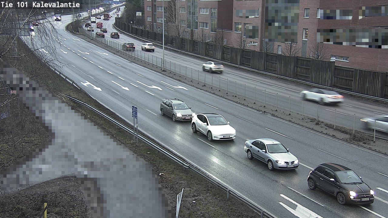 Weather Camera Image Road 101 Kalevalantie, Espoo, Uusimaa