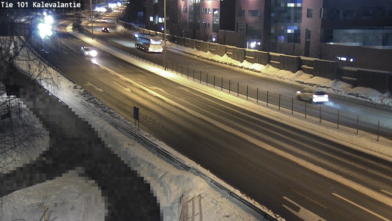 Weather Camera Image Väg 101 Kalevalantie, Espoo, Uusimaa