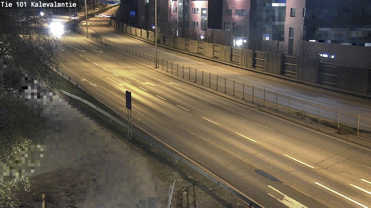 Weather Camera Image Väg 101 Kalevalantie, Espoo, Uusimaa