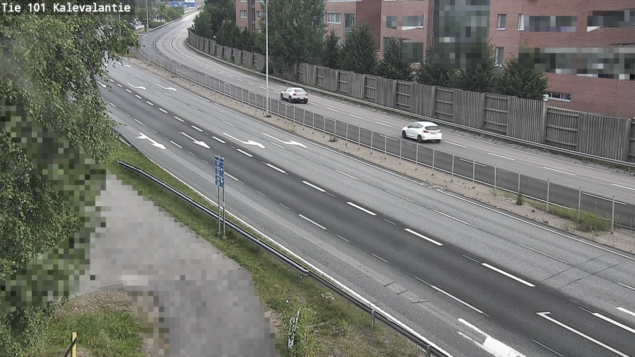 Weather Camera Image Väg 101 Kalevalantie, Espoo, Uusimaa