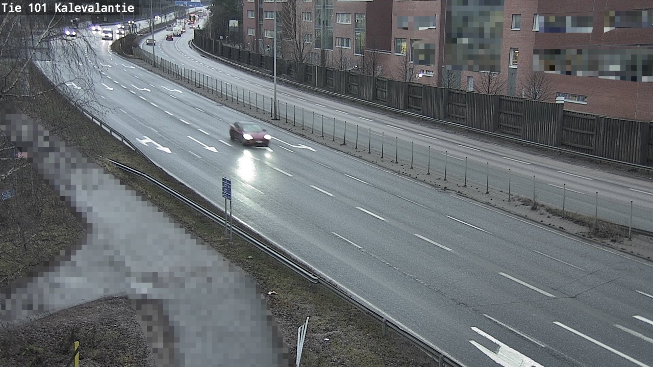 Weather Camera Image Road 101 Kalevalantie, Espoo, Uusimaa