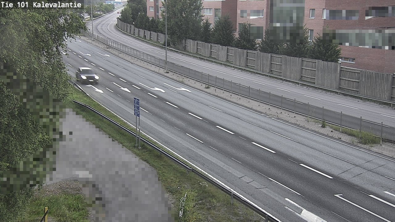 Weather Camera Image Väg 101 Kalevalantie, Espoo, Uusimaa