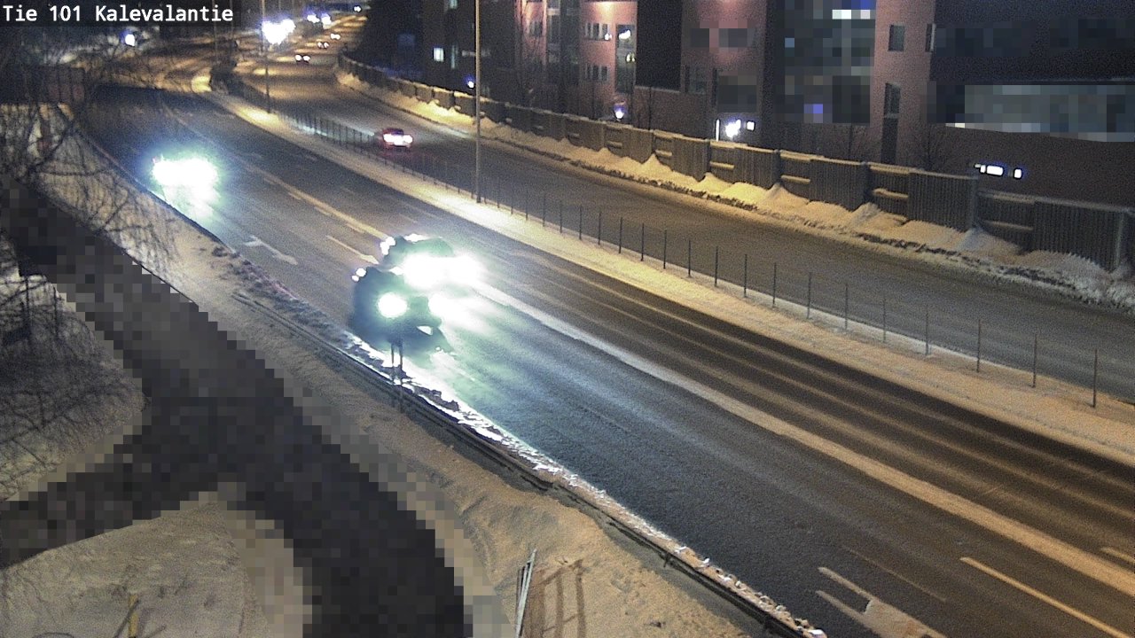 Weather Camera Image Väg 101 Kalevalantie, Espoo, Uusimaa