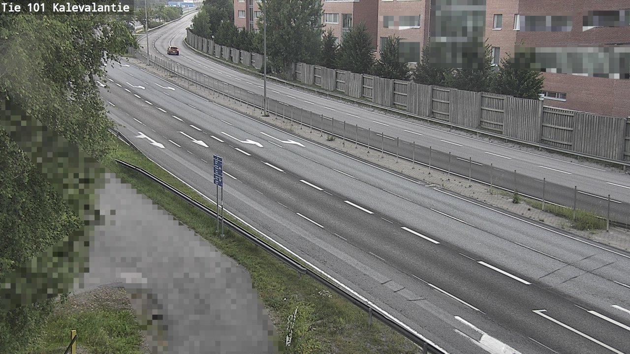 Weather Camera Image Väg 101 Kalevalantie, Espoo, Uusimaa
