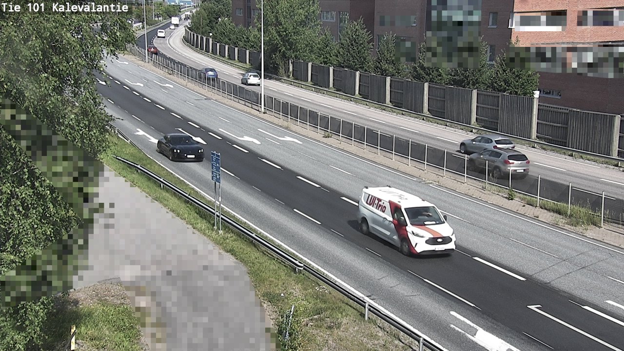 Weather Camera Image Road 101 Kalevalantie, Espoo, Uusimaa