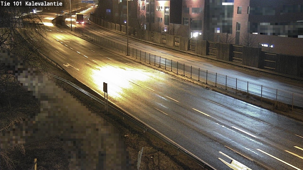 Weather Camera Image Väg 101 Kalevalantie, Espoo, Uusimaa