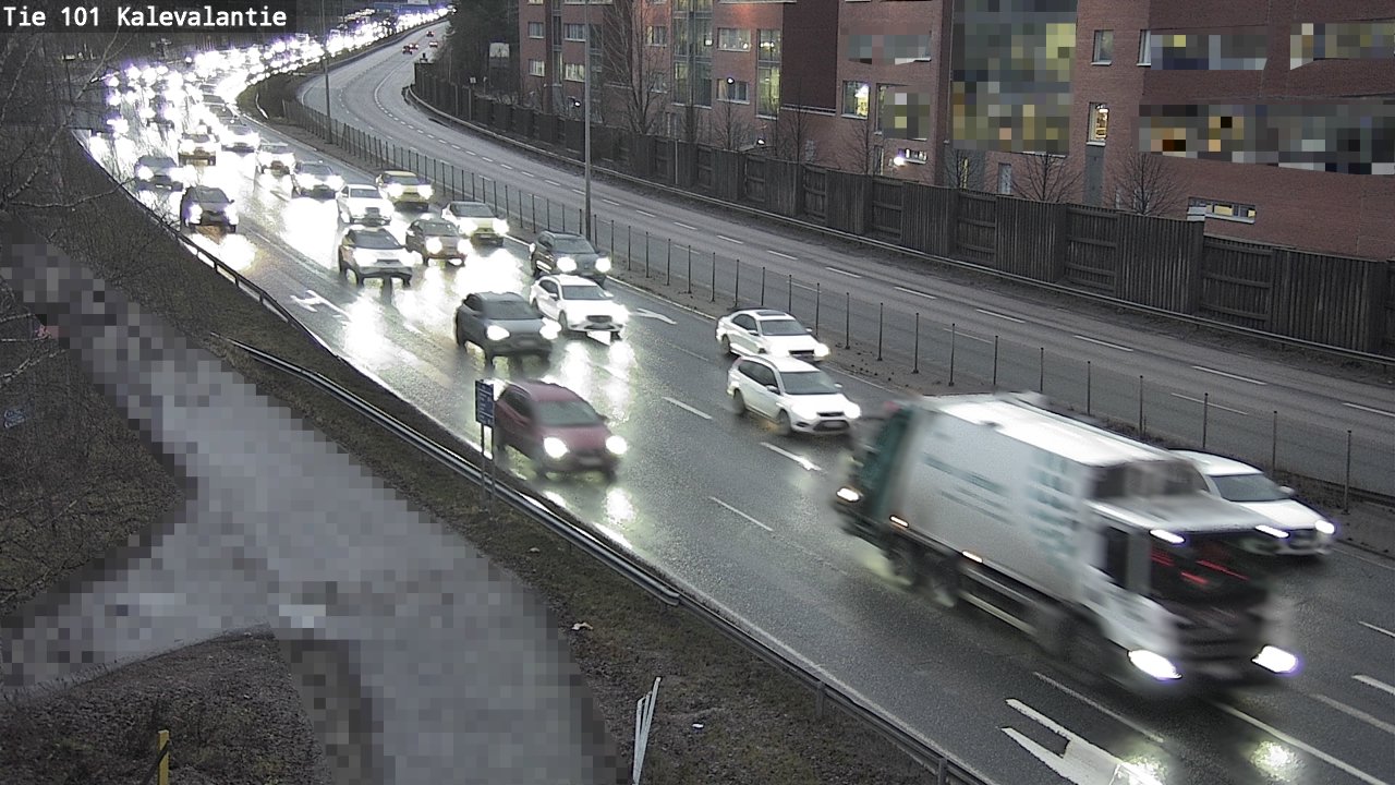 Weather Camera Image Road 101 Kalevalantie, Espoo, Uusimaa