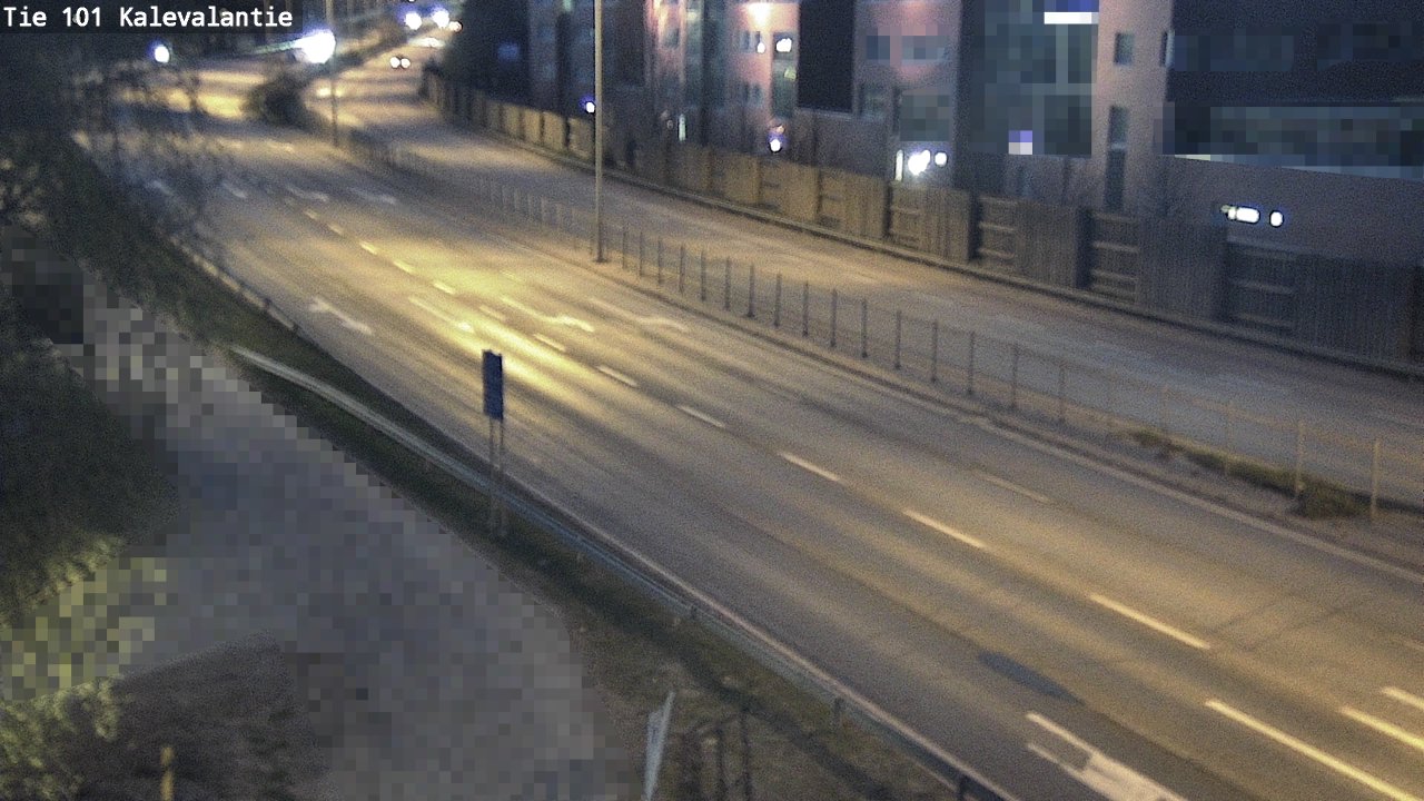 Weather Camera Image Väg 101 Kalevalantie, Espoo, Uusimaa