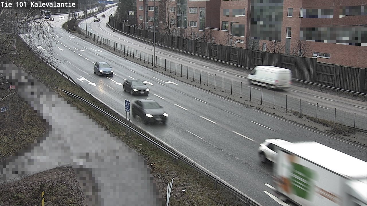 Weather Camera Image Road 101 Kalevalantie, Espoo, Uusimaa