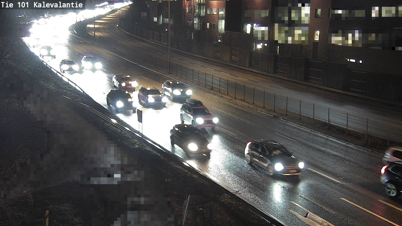 Weather Camera Image Road 101 Kalevalantie, Espoo, Uusimaa