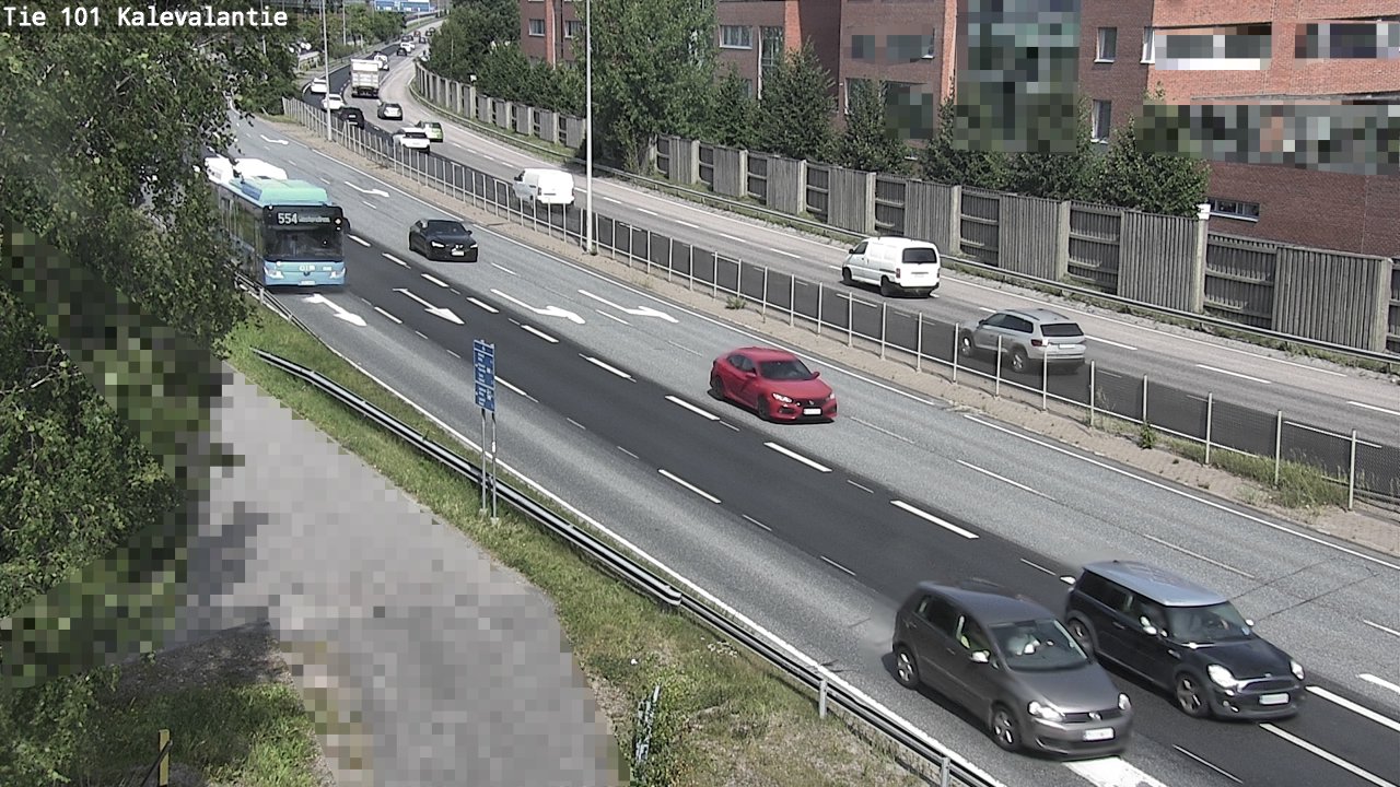 Weather Camera Image Road 101 Kalevalantie, Espoo, Uusimaa