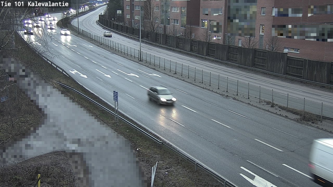 Weather Camera Image Road 101 Kalevalantie, Espoo, Uusimaa