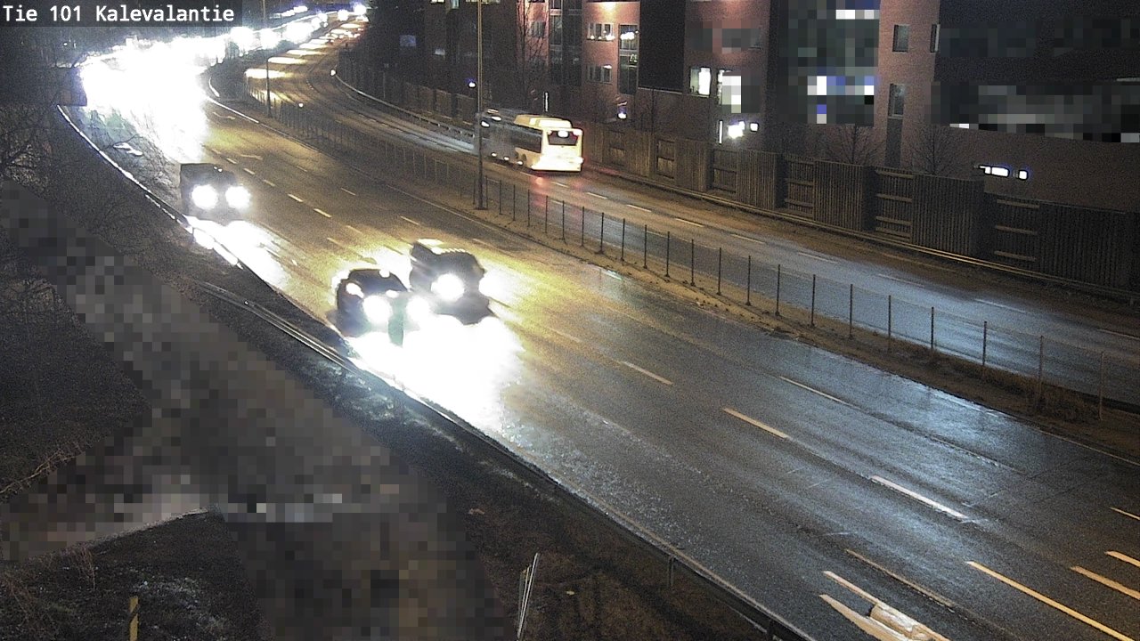 Weather Camera Image Väg 101 Kalevalantie, Espoo, Uusimaa