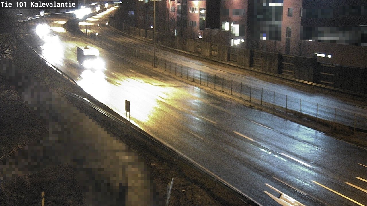 Weather Camera Image Väg 101 Kalevalantie, Espoo, Uusimaa