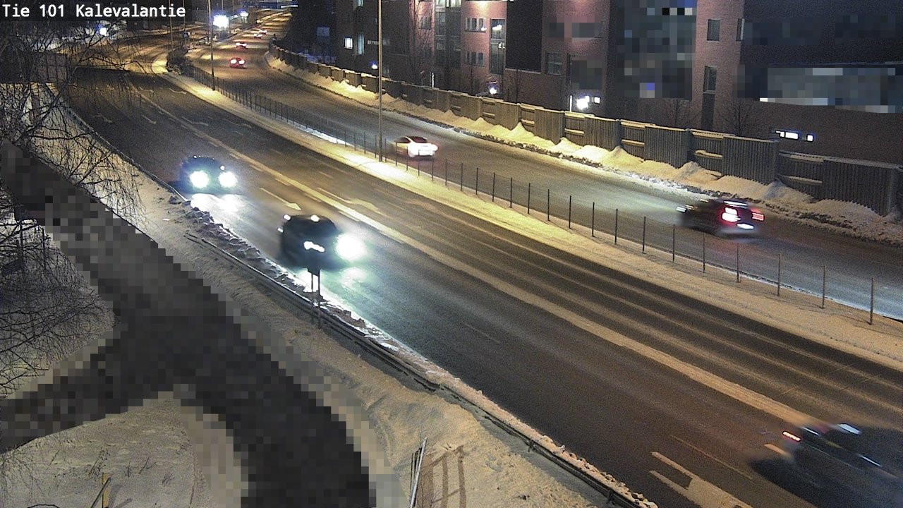 Weather Camera Image Väg 101 Kalevalantie, Espoo, Uusimaa