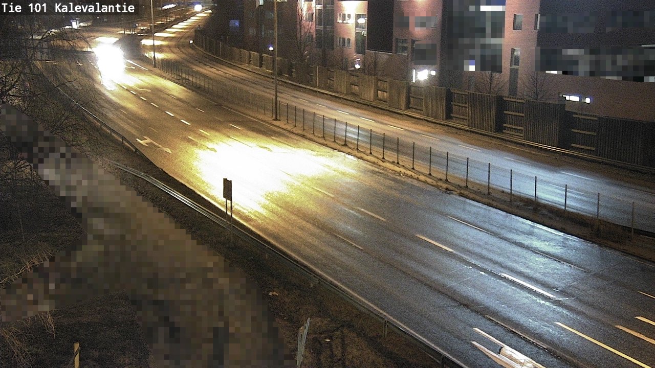 Weather Camera Image Väg 101 Kalevalantie, Espoo, Uusimaa