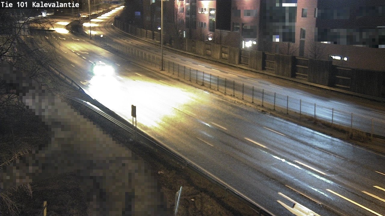 Weather Camera Image Väg 101 Kalevalantie, Espoo, Uusimaa