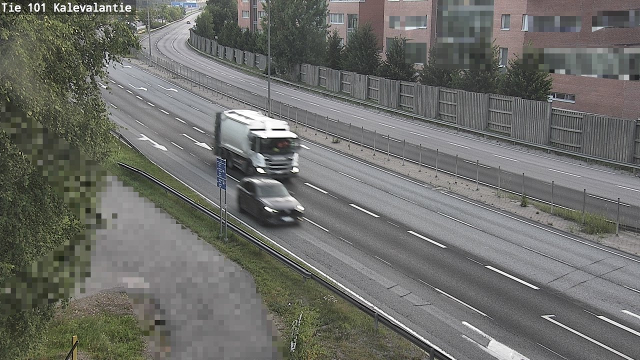 Weather Camera Image Väg 101 Kalevalantie, Espoo, Uusimaa
