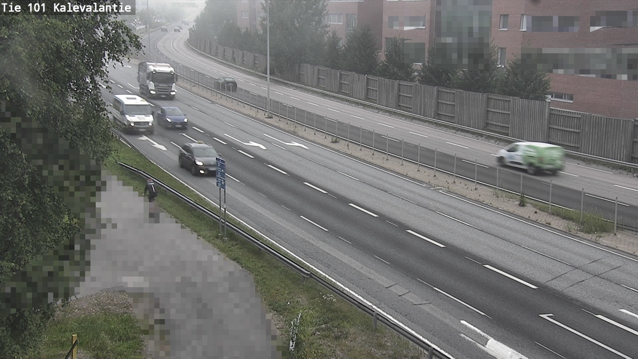 Weather Camera Image Väg 101 Kalevalantie, Espoo, Uusimaa