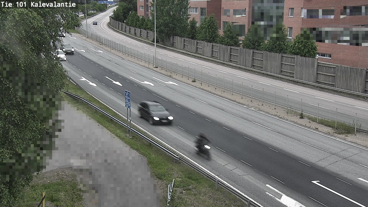 Weather Camera Image Väg 101 Kalevalantie, Espoo, Uusimaa