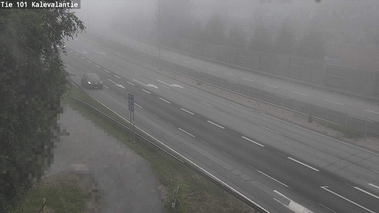 Weather Camera Image Väg 101 Kalevalantie, Espoo, Uusimaa
